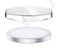 Spigen Thin Fit Diseñado para MagSafe Charger Compatible con iPhone 17/16/15/14/13/12, AirPods Pro 3/2/1, AirPods 4 Soporte de Carga - Crystal Clear