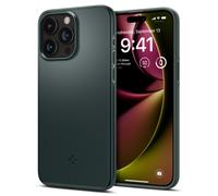 Spigen Thin Fit, verde abismo - iPhone 15 Pro Max
