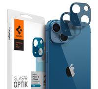 Spigen tR Optics 2 Pack, azul - iPhone 13/13 mini