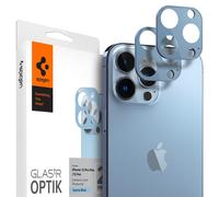Spigen tR Optics 2 Pack, azul sierra - iPhone 13 Pro/13 Pro Max