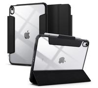 Spigen Ultra Hybrid Pro - Funda para iPad de 10,9 pulgadas (funda para iPad de 10. generaci n, 2022) con parte trasera transparente y soporte pa