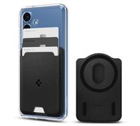 Spigen Urban Fit MagFit Tarjetero Cartera Magnético 3 Tarjetas Compatible con Funda magnética de Samsung Galaxy S25, S25 Ultra, S25 Plus, S25 Edge y Z Fold 7 - Negro