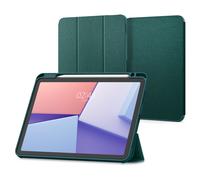Spigen Funda Urban Fit Compatible con iPad Air 11 Pulgadas 7ª Generación M3 (2025) / iPad Air 6ª/5ª/4ª Generación 11/10.9 Pulgadas (2024/2022/2020) - Verde Medianoche