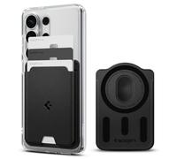 Spigen Valentinus MagFit Cartera Magnética 3 Tarjetas Funda Compatible con Funda magnética de Samsung Galaxy S26 & S25 Serie, S25 Edge y Z Fold 7 - Negro