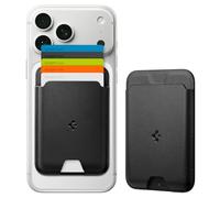 Spigen Cartera Magsafe Valentinus MagFit Cartera Magnética 5 Tarjetas Funda Diseñada para MagSafe Compatible con los Modelos iPhone 17/16/15/14/13/12 Series - Negro