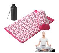 Spike Mat - Pressure Point Mat, Therapeutic Massage Cushion, Long Lasting Relaxation Kit | Meditation Accessories for Home Offices Travel Back Neck Comfort Reliief Body Recovery Session