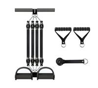 Spike Pro Tummy Trimmer 1 juego de cuerda elástica de cuatro tubos para sentarse, ejercitador de piernas, abdominales, ejercicios en casa