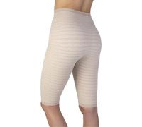 Spikenergy Faja Ciclista Anticelulítica de Alto Contorno de Cintura para Abdomen y Caderas - Dispositivo Médico (Beige, M)