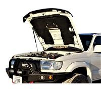 Spiker Engineering Ultimate Hood Lift System for 1996-2002 Toyota 4Runner - Effortless Hood Opening up to 8” Above Stock Height - Premium Quality Gloss Black USA-Made Components - Complete Kit