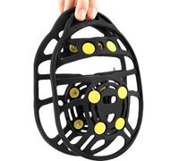 Spikes For Shoes | 6-Teeth Traction Crampones | Walking Ice Boot Cleats With Studs,for Hiking Walking Climbing Outdoor Cold Weather C Mountain Trails, Ensuring Ommuting Running Gardening Women Men