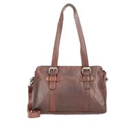 Spikes & Sparrow bolso al hombro piel 34 cm darkbrown (SP-292B131-01)