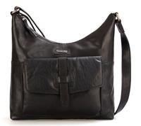 Spikes & Sparrow Bronco Bolso de hobo negro, cuero, mujer