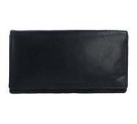 Spikes & Sparrow Cartera Bloqueo RFID Piel natural 17 cm negro