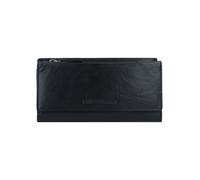 Spikes & Sparrow Cartera Bloqueo RFID Piel natural 19 cm negro