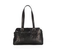 Spikes & Sparrow Bolso de cuero 34 cm negro