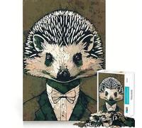 Spiky el Erizo Rompecabezas de 1000 Piezas para Adolescentes, Juguete para ejercitar la Mente, Actividad para el hogar, Regalo nítido y sincero 38x26cm