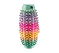 Spiky Fidget, Stimming Grip Toy, 3D Printed Design, Portable Anti Stress Charm, Sensory Keychain Tool for Kids, Teens, Adults, School, Road Trips, Travel, 3.15x1.18x1.18 Inches
