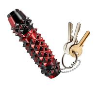 Spiky Fidget Toys - Rodillo giratorio portátil, herramienta de llavero Fidget, masajeador para aliviar la ansiedad, dispositivo de enfoque sensorial táctil, accesorios escritorio oficina, pequeño negr