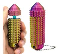 Spiky Fidget Toys, Sensory Keychain Set, Tactile Stress Relief Design, Calming Handheld Gadget, Ideal for Kids, Adults, Babies, School, Travel, Home, Office, Party, Gifting
