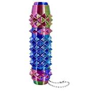Spiky Sensory Toys - Portable Rotating Roller | Fidget Keychain Stress Reliever | Tactile Massager For Adults Storage Classroom School Work Study Home Travel Relaxation and Silent Focus Support