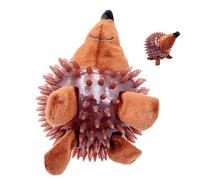 Spiky Squeaky Dog Ball - Bola chirriante interactiva para masticar | Pelota para perros con forma de rana y erizo de tela, bolas de juguete para perros, bolas de goma para perros