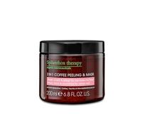 Spilanthox therapy - 2 IN 1 Coffee Peeling & Mask - mascarilla facial para una piel firme y nutrida - spilanthol & aceite de almendras - cuidado facial antiedad - cosmética natural vegana - 200ml