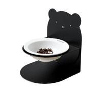 Spill Proof Cat Bowl - Portable Pet Bowl | Pet Feeder for Animals Small Medium Large Breeds, Cat Dish with Smooth Ceramic Exterior, Animal Food Feeder, Kitten Bowls for Home Indoor Use