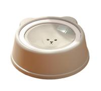 Spill-Proof Dog Bowl, Slow Water Feeder, Pet Feeding Dish, No Tip Non-Slip Base Sturdy Portable Lightweight Eco-Friendly for Puppy, 9.45x9.45x3.27 Inches