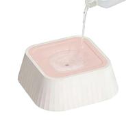 Spill Proof Dog Water Bowl | 37oz Slow Feed No Spills Dish, Large Non-Skid Base Drinking Bowls, Pet Hydration Feeder For Puppies And Small Dogs, Ideal for Indoor, Car, Crate, And Travel Use