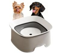 Spill Proof Dog Water Bowl | Pet Drinking Feeding Dish | Slow Drinking Dog