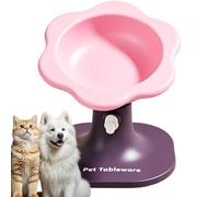 Spill Proof Elevated Dog Bowls For Large Breed, Elevated Pet Dish Feeder with Stand | Lifted Dog Dish Bowl | For Indoor Outdoor Living Room Camping Balcony Apartments