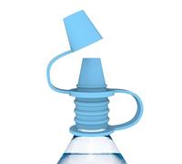 Spill Proof Silicone Bottle Cap - Safe Odorless Spout Adapter For Feeding | Portable Drinking Attachment For Car Travel Outdoor | Lip Protection Sealing Total Length 22cm Mouth 2.6cm