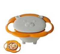 Spill Resistant Gyro Bowl - 360 Degree Bowl, Anti Spill Rotating Spills-Proof | 7.48 Inch, Anti-Fall Balanced Tumble-Proof Design For Kids Boys Girls Bowls Antis-Scalding, 1*Pc