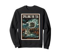 Spilling The Tea 1773 Art Nouveau - Póster Abstracto para Hombre y Mujer Sudadera