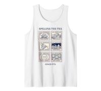 Spilling The Tea Since 1773 - Sello Vintage Retro Camiseta sin Mangas
