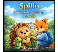 Spillo non vuole andare a scuola: Una dolce storia per aiutare i bambini a superare la paura della scuola (Le avventure di Spillo il Riccio)
