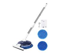 Spin Car Mop - 55.11 inch Cordless Adjustable Wash Pole | ABS Stainless Steel Rotating Brush - Recargable Electric Windshield Cleaner Simplifies Vehicle Glass Detailing for Garages