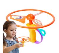 Spin -Flying Air Discs - Colorful Flugtucer, Spin Volante Juguete | Juguete de platillo fácil de confiscar, Discos de culpa para niños, Ideal para juegos al aire libre, perfecto