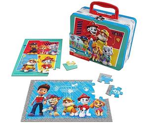 SPIN MASTER 2 Puzzles lenticulares de la Patrulla Funda metálica