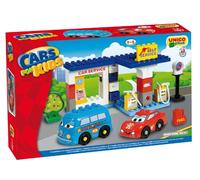 Spin Master-8565-0CAR Androni Unico Cars For Kids-Estación de Servicio 43 Piezas 8565, Multicolor (0425100)