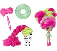 Spin Master Candylocks Kiwi Kimmi - Muñeca Coleccionable perfumada de 7,5 cm y Mascota con Accesorios