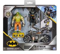 Spin Master DC Comics Batman Batcycle Killer Croc & Batman 10 Cm