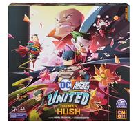 Spin Master Games, DC United Super Heroes: Batman Hush, juego de cartas de estrategia multijugador cooperativo para adolescentes y adultos, minifiguras coleccionables de DC Comic, miniaturas de Batman