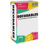Spin Master Games, Decodables - Un Juego histérico de Fiesta para Adultos, Juego de Cartas para Despedidas de Soltera, Universidad, cumpleaños, para Mayores de 18 años