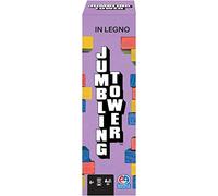 Spin Master Games Editrice Giochi, Giochi da tavolo Classici, Jumbling Tower, Torre de Madera Colorida de 48 Piezas, Juego de Mesa Torre en Equilibrio, a Partir de 6 años