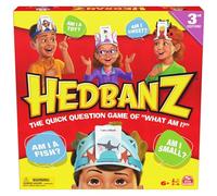 Spin Master Games, Hedbanz 3ª edición 2025 con nuevos mapas y diademas, juego de cartas de adivinanzas de imágenes, preguntas rápidas y divertido rápido, fácil de jugar para la familia y los niños