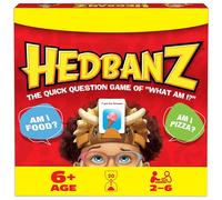 Spin Master Games, Hedbanz Edición 2023 con nuevas cartas, juego de mesa de adivinación de imágenes, para familiares y niños, 2-6 jugadores, para edades de 6 años en adelante