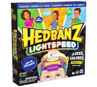 SPIN MASTER GAMES - Juego de Mesa HEDBANZ Lightspeed con Luces y Sonidos: Adivinanzas para Niños y Adultos, para 2-6 Jugadores - 6068072 - Juegos de Mesa Niños 6 Años +