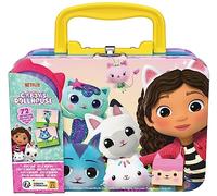 Spin Master Games Maletín Memory Gabby's Dollhouse Juego Memoria +3 Años | Memory Gabby's Dollhouse en práctico maletín con 72 cartas. Juego de memoria para niños desde 3 años.