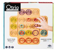 Spin Master Games Otrio Wood Juego de estrategia Divertido juego de mesa familiar Juego STEM Juego de rompecabezas interactivo Juego de noche de